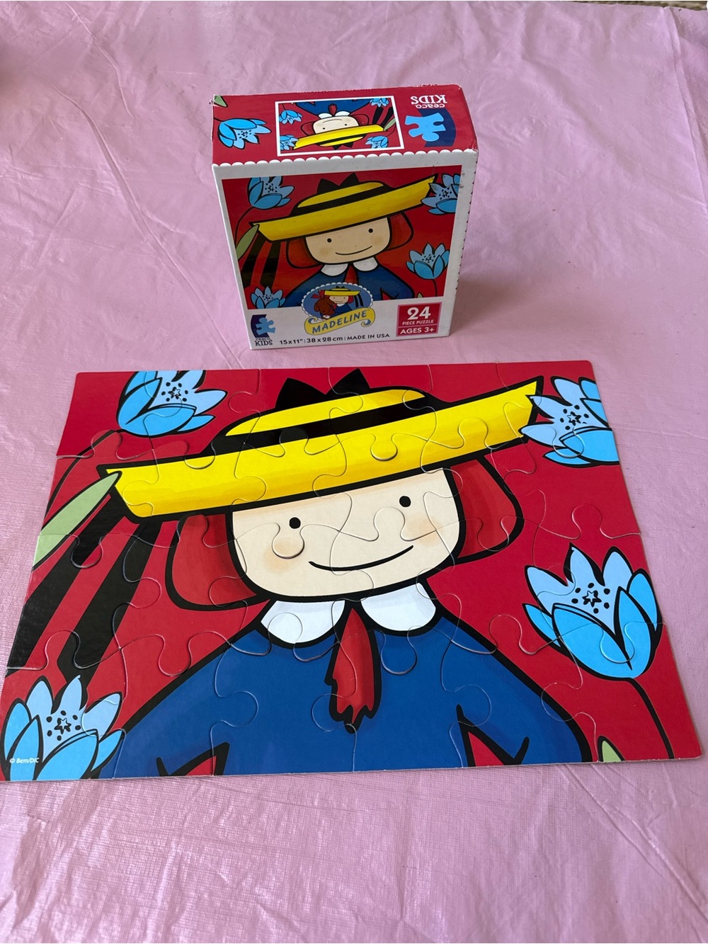 Vintage Madeline 24 pc puzzle large pieces 2008